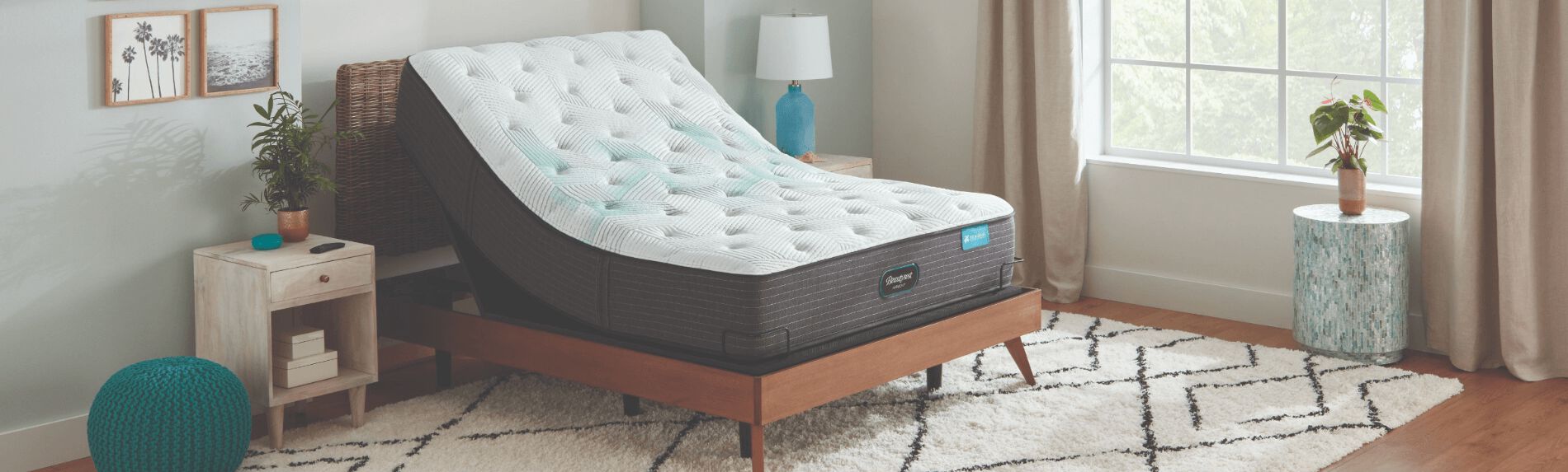 How does an adjustable bedframe work?