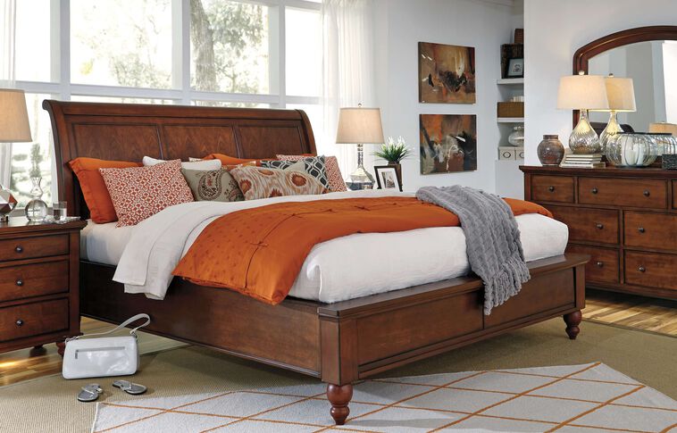 Aspen Home Cambridge Sleigh Bed image number 0