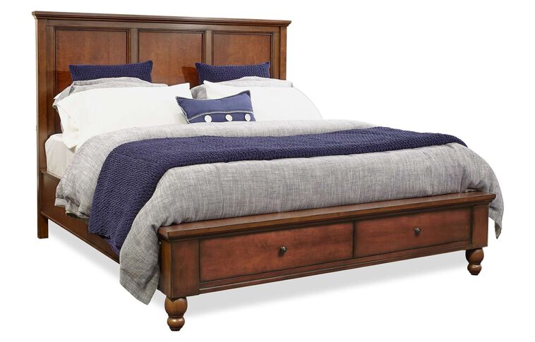 Aspen Home Cambridge Framed Panel Bed with Storage image number 2