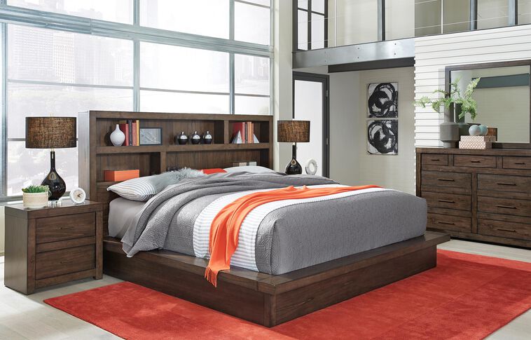 Aspen Home Modern Loft Platform Bed image number 0
