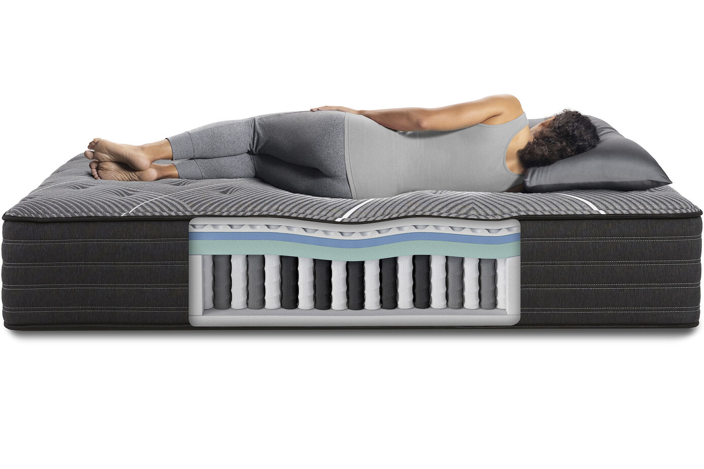 Beautyrest Black B-Class Plush Tight Top Mattress 14" image number 2