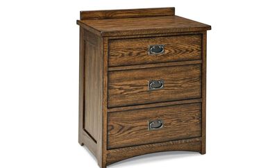 Intercon Oak Park 3 Drawer Nightstand