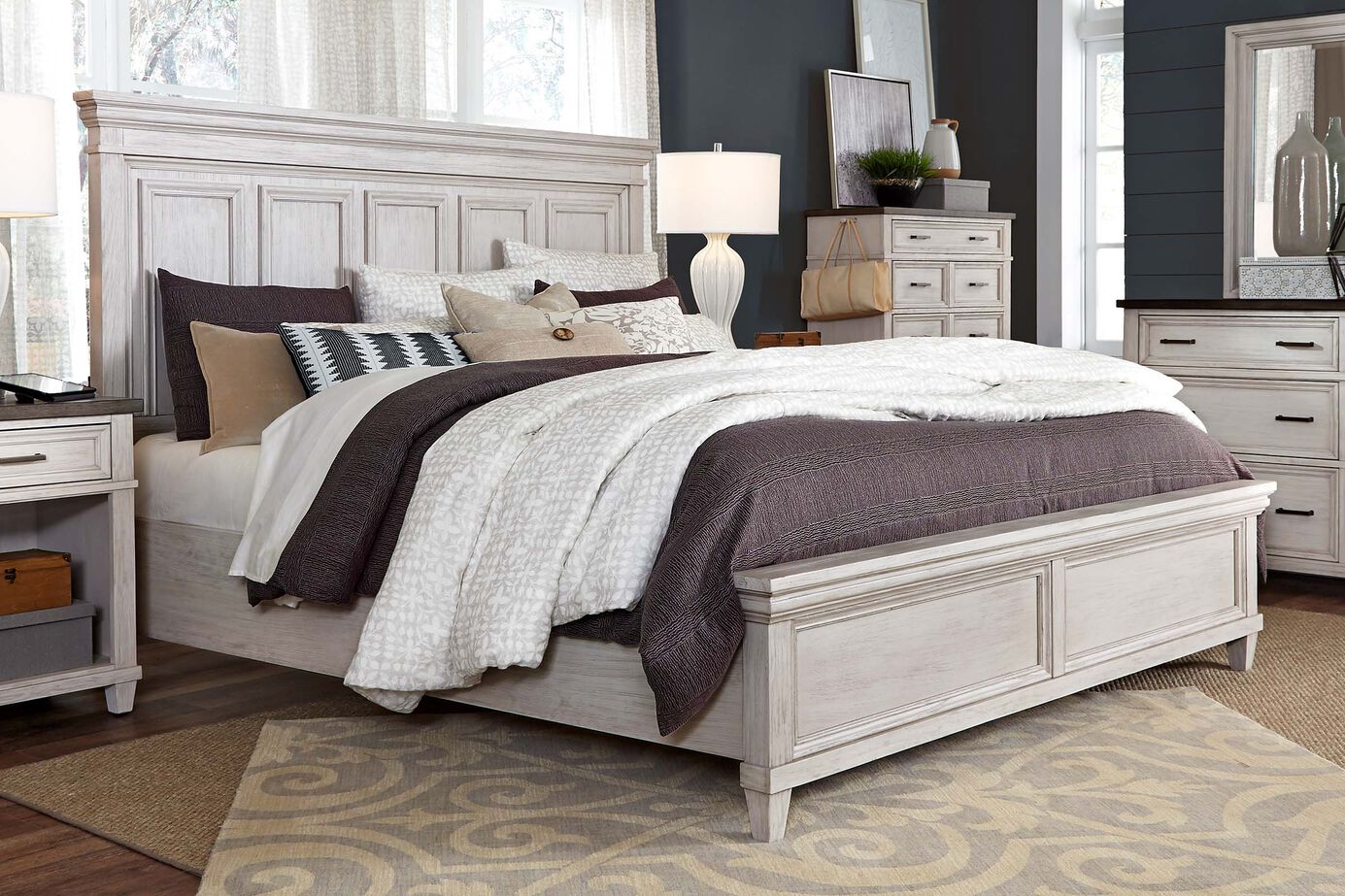 Aspen Home Caraway Panel Bed Complete image number 0