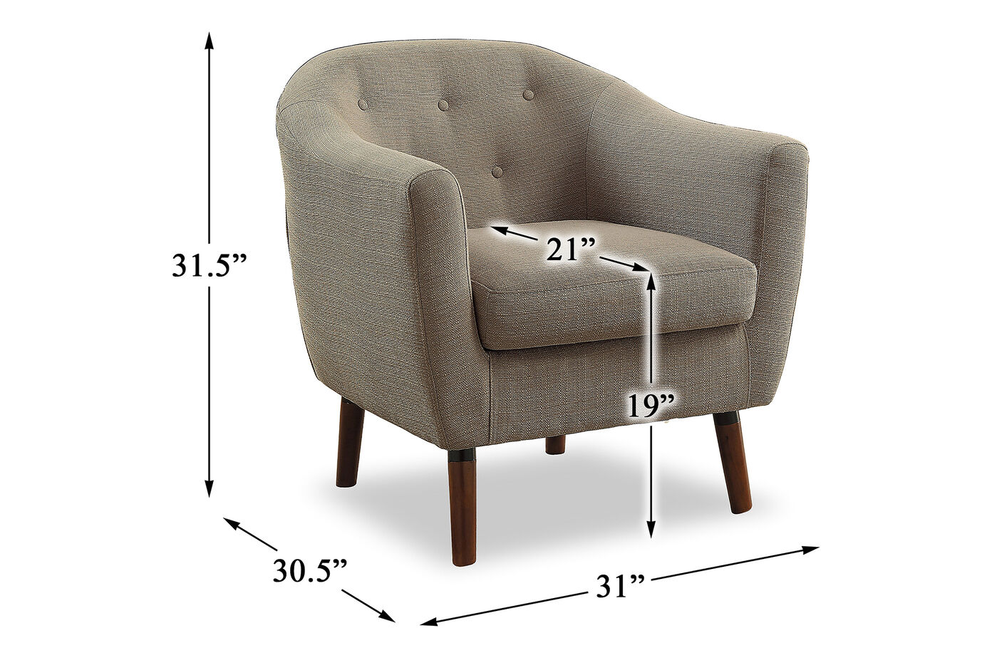 Homelegance Lucille Accent Chair image number 1