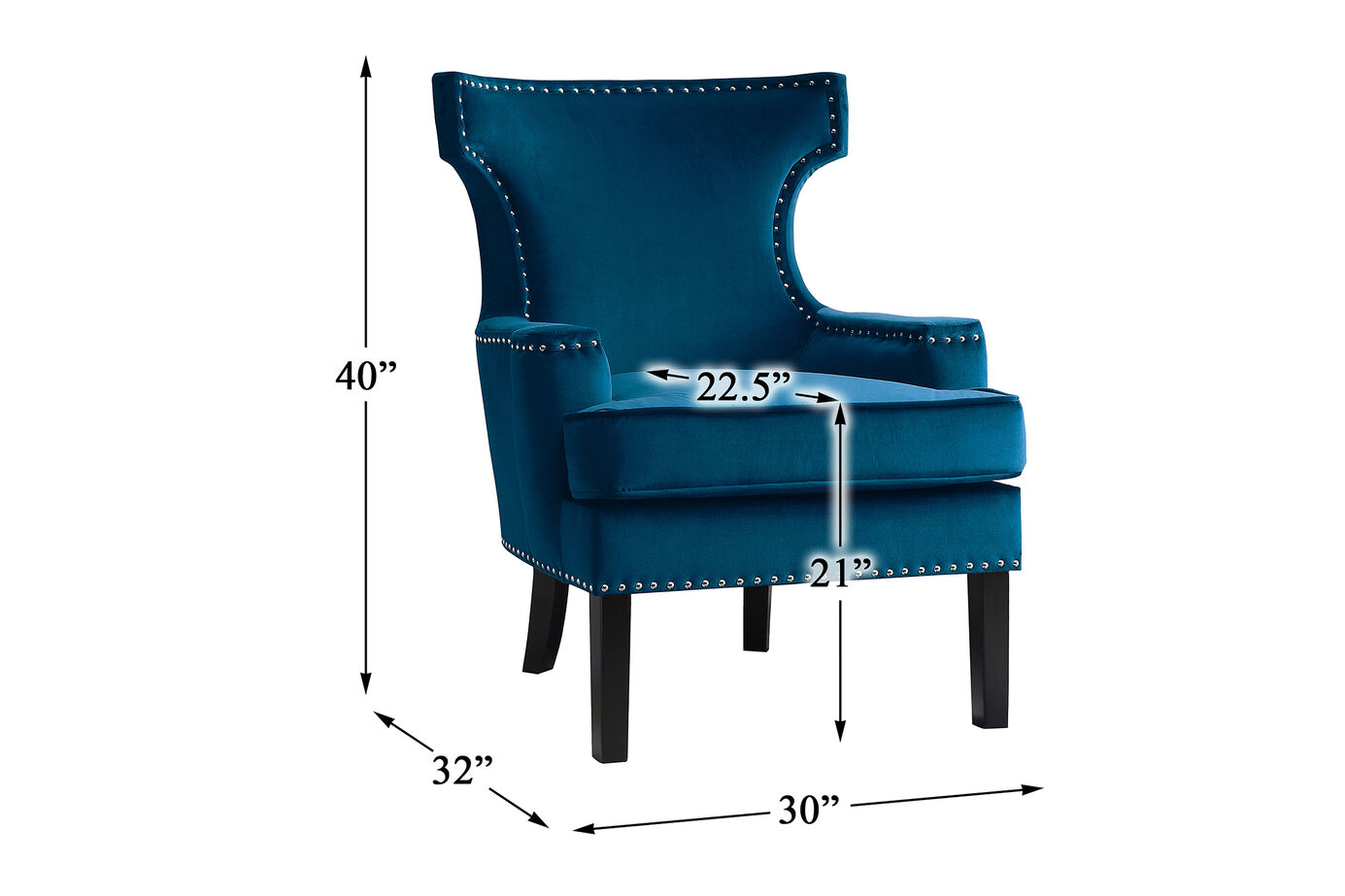 Homelegance Lapis Accent Chair image number 1