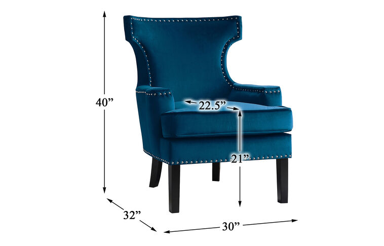 Homelegance Lapis Accent Chair image number 1