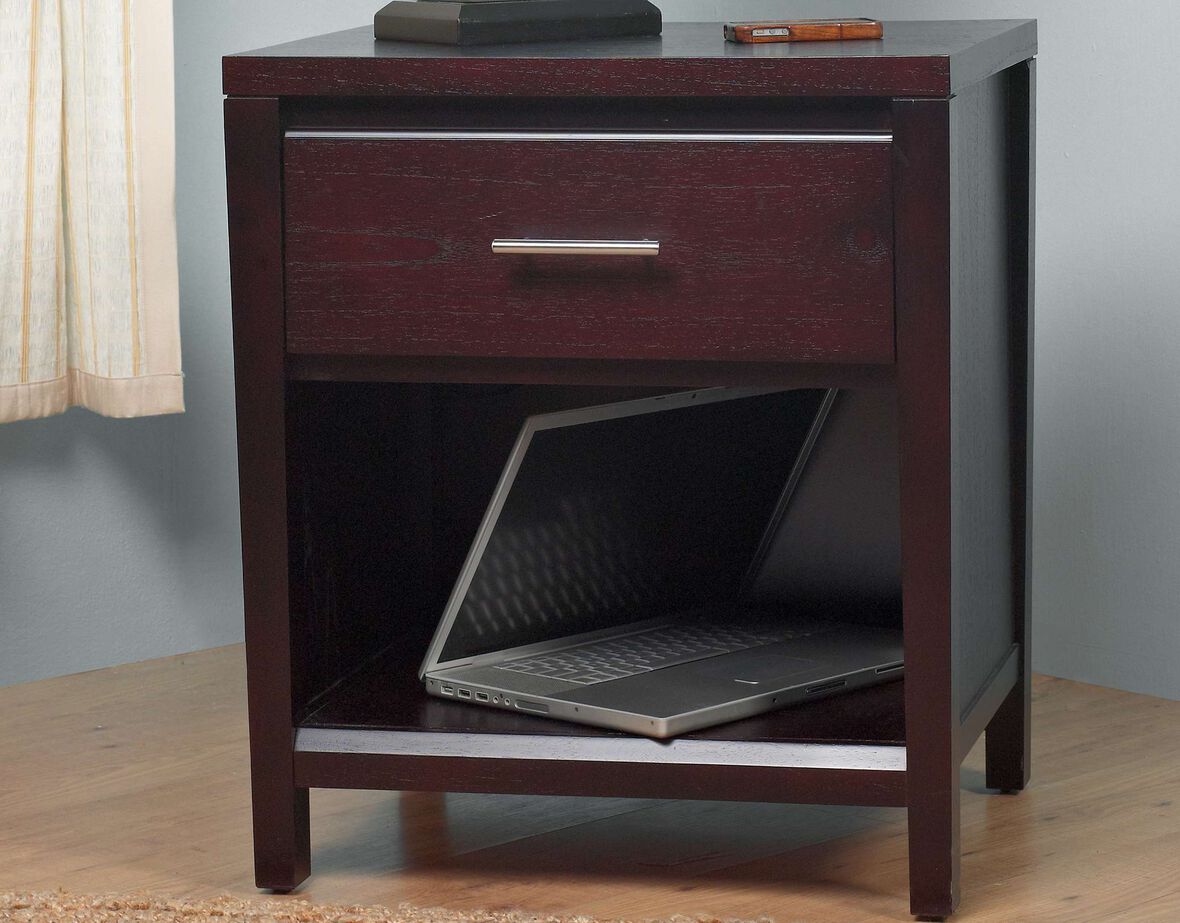 Modus Nevis Nightstand with Power Outlet image number 0