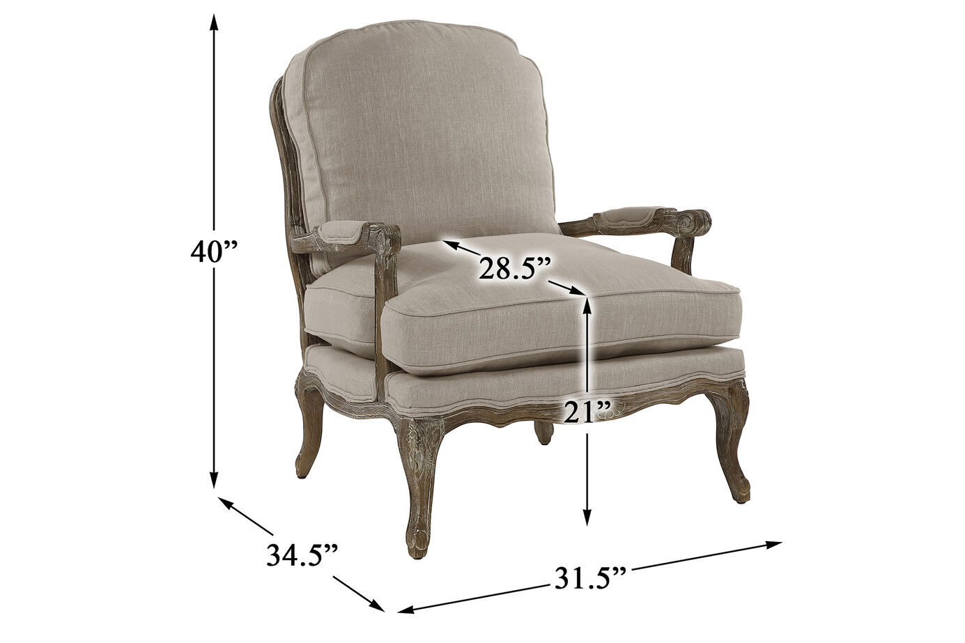 Homelegance Parlier Accent Chair image number 2