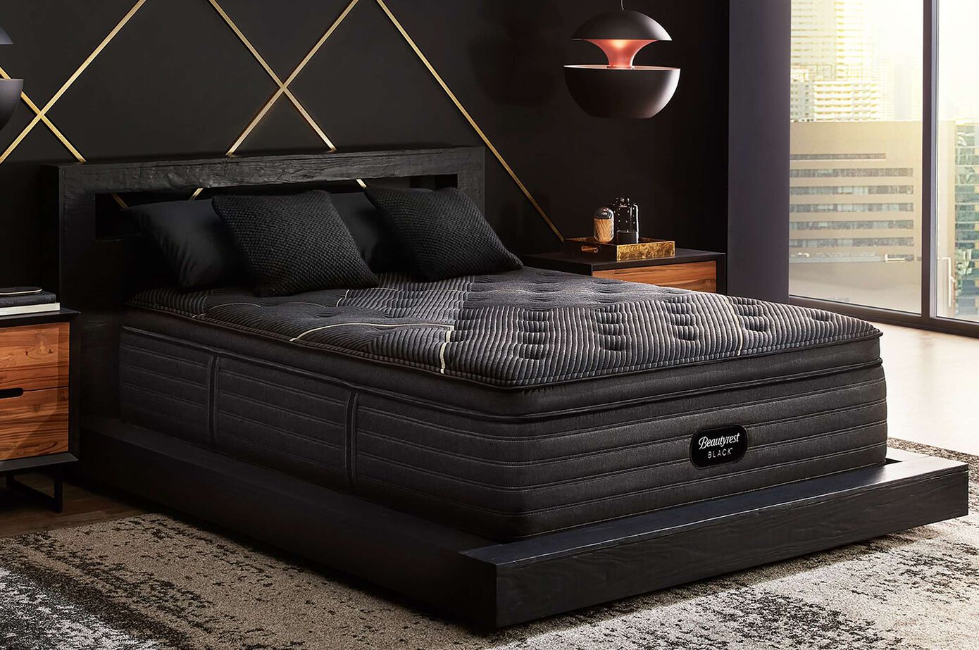 Beautyrest Black K-Class Plush Pillow Top Mattress 16.5" image number 1