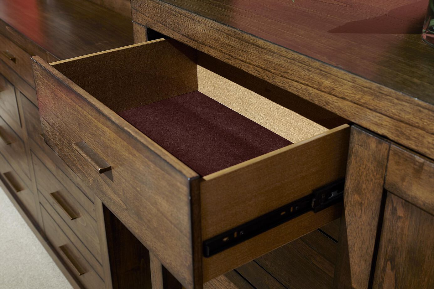 Aspen Home Modern Loft Sliding Door Chest image number 2
