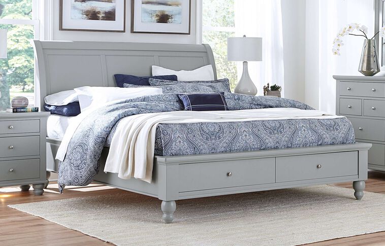 Aspen Home Cambridge Sleigh Bed with Storage image number 0