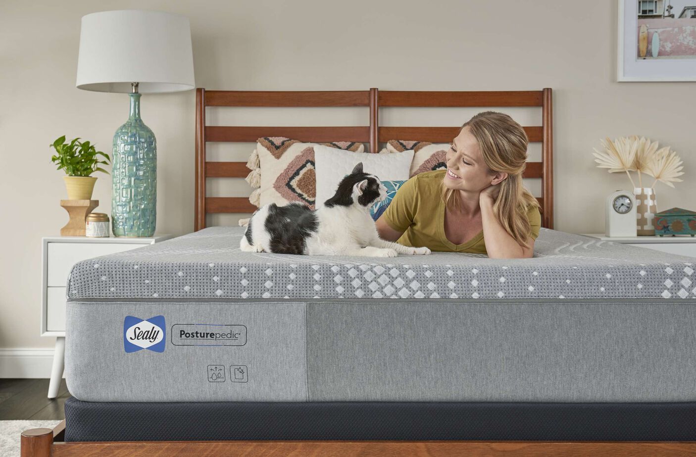 Sealy PosturePedic Foam Patterson Medium Firm Mattress 12" image number 3
