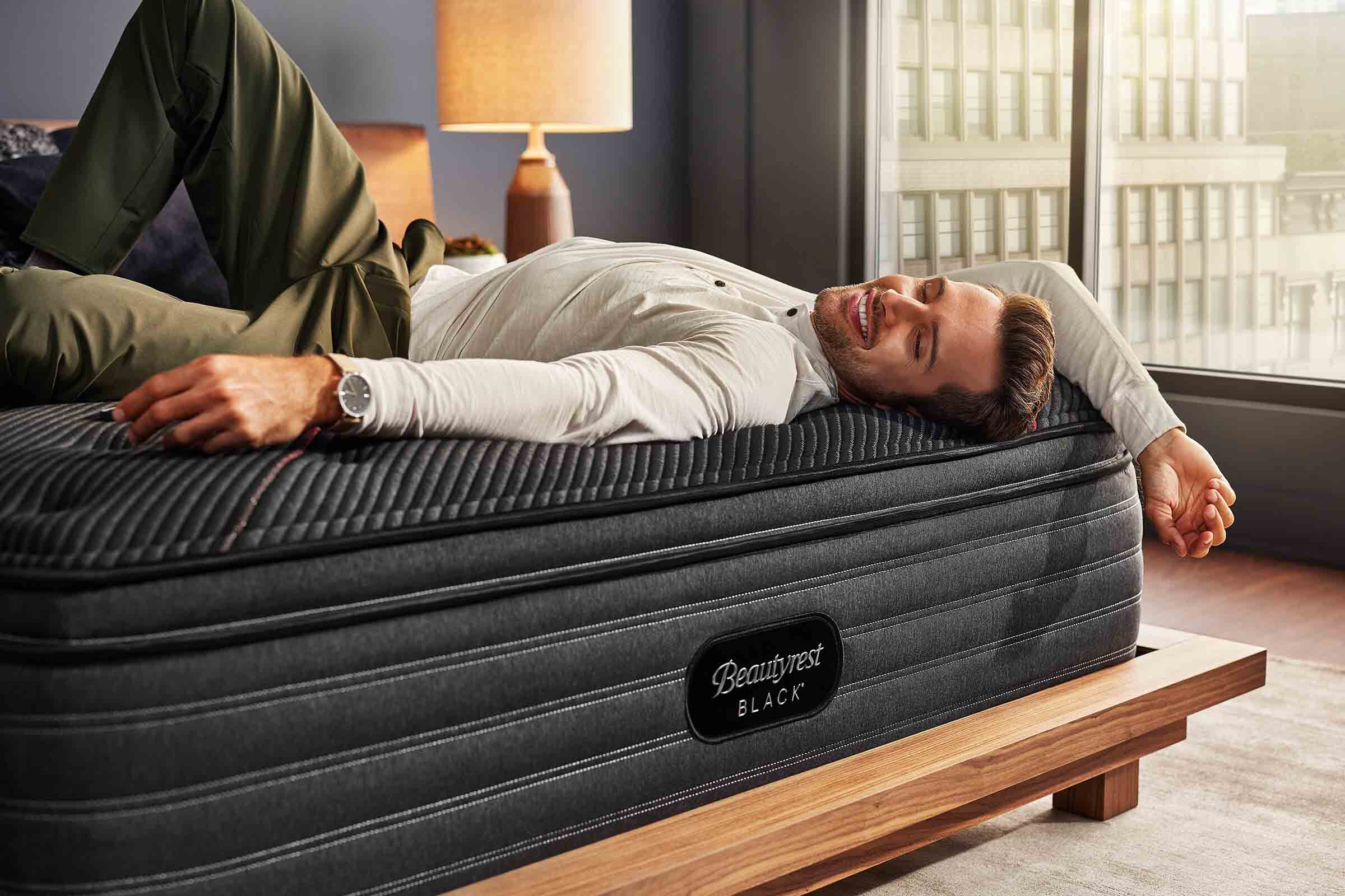 Black new arrivals beautyrest pillow