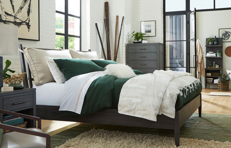 Aspen Home Preston Slat Bed Complete image number 0