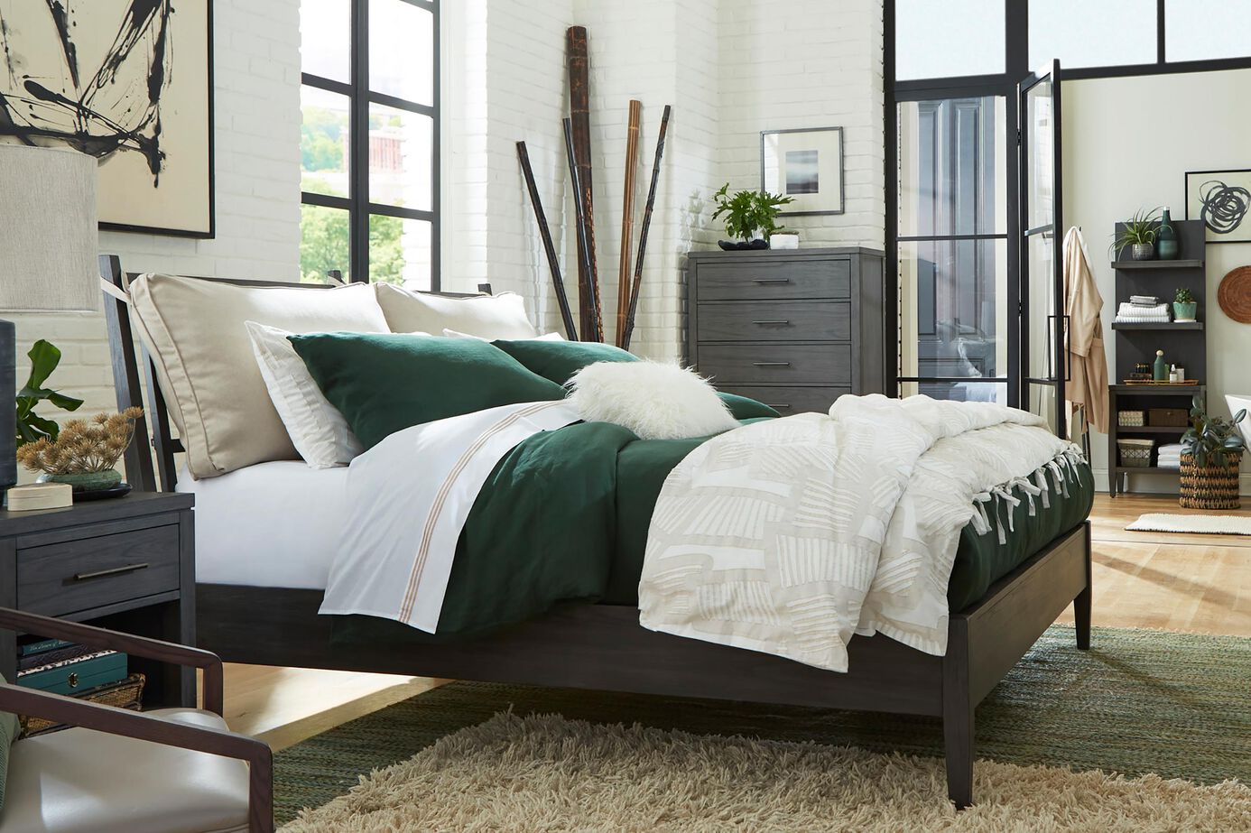Aspen Home Preston Slat Bed Complete image number 0