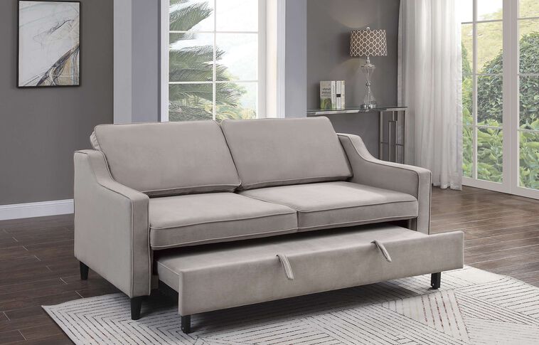 Homelegance Adelia Convertible Studio Sofa with pull-Out bed image number 1