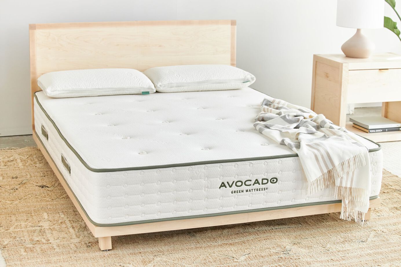 Avocado Green Hybrid Medium Firm Mattress 11" image number 4