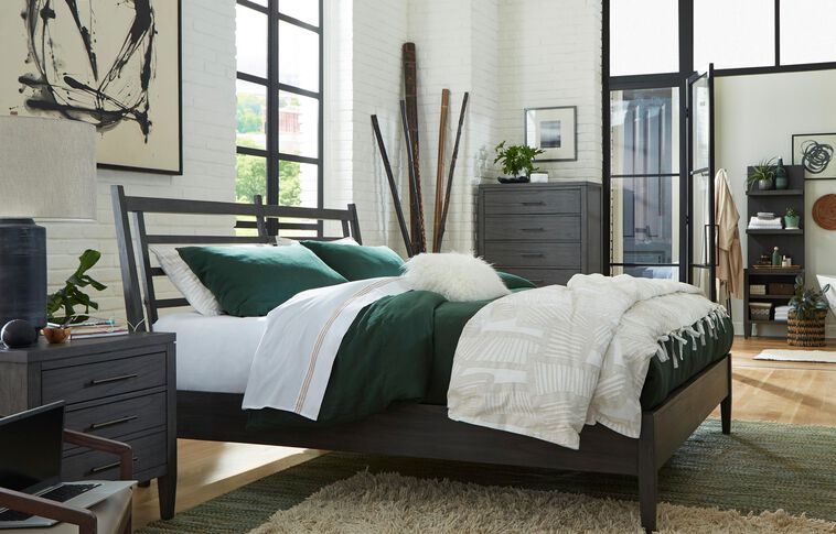 Aspen Home Preston Slat Bed Complete image number 1