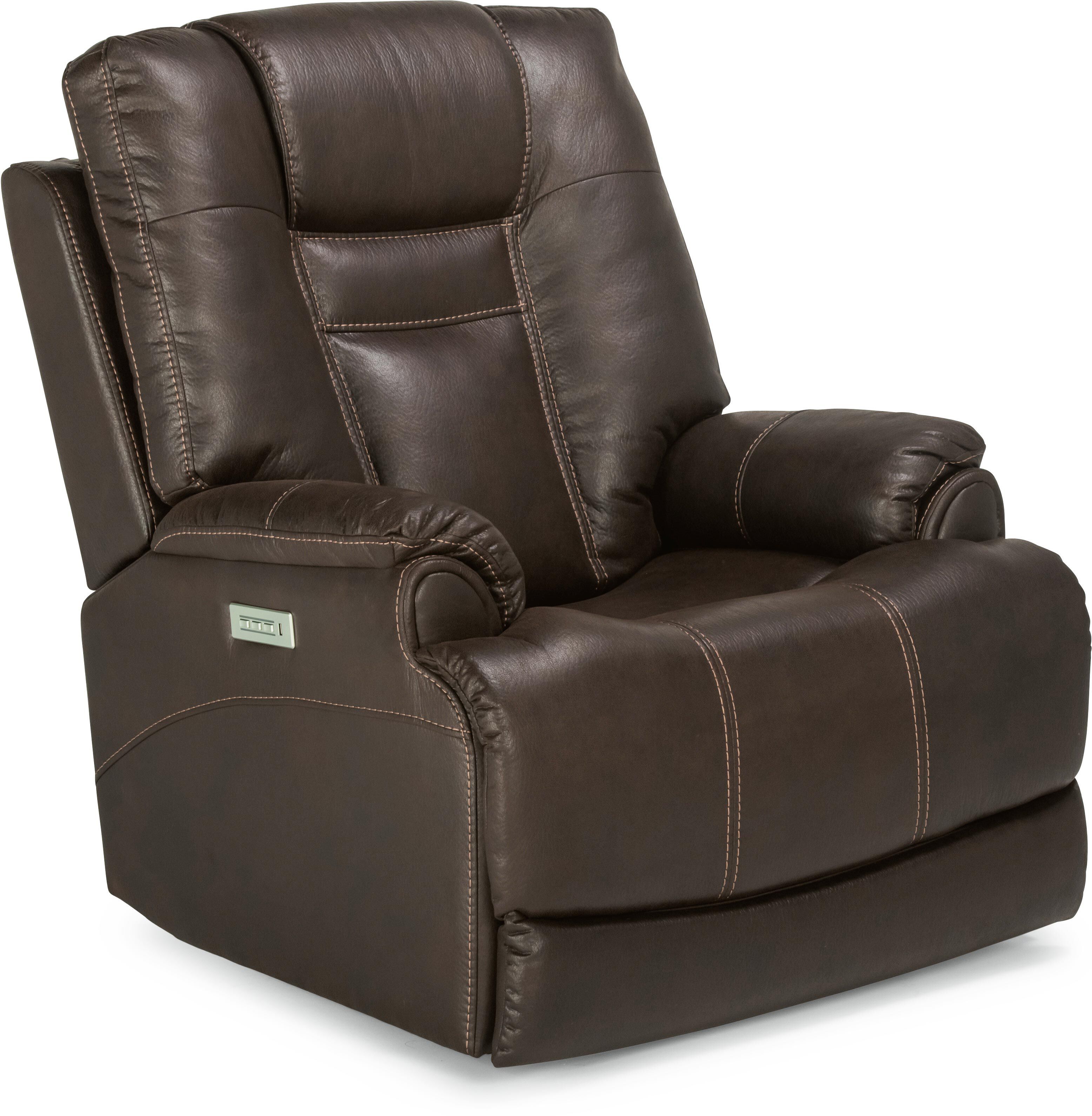 Flexsteel Latitudes Marley Power Recliner with Power Headrest and