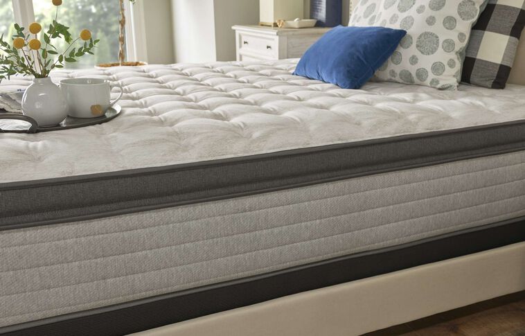 Sealy PosturePedic Cedar Court Medium Euro Pillow Top Mattress 14" image number null