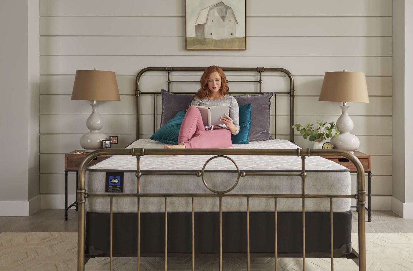 Sealy Sealy Essentials Spring Autumn Ash Plush Mattress 10.5" image number 4