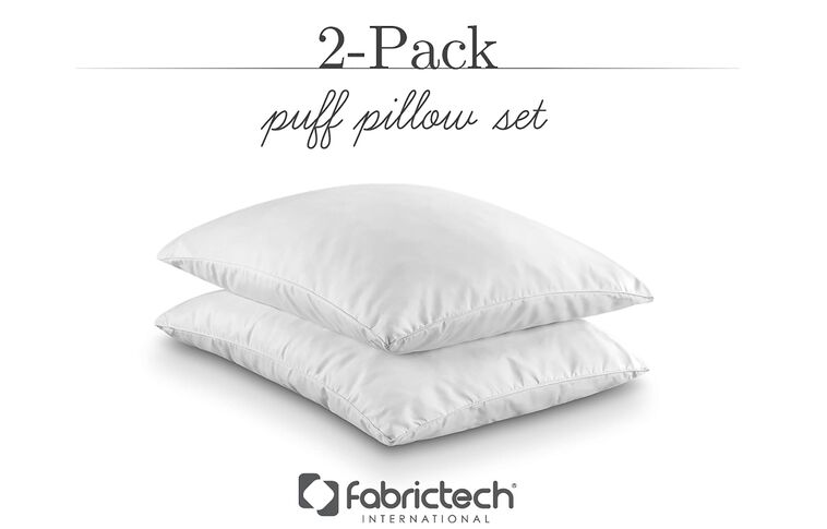 Purecare Fabrictech 2-pack Memory Foam Puff Pillow Set image number 0