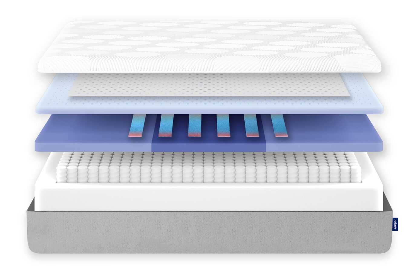 Casper Snow Hybrid Medium Firm Mattress 12" image number 2