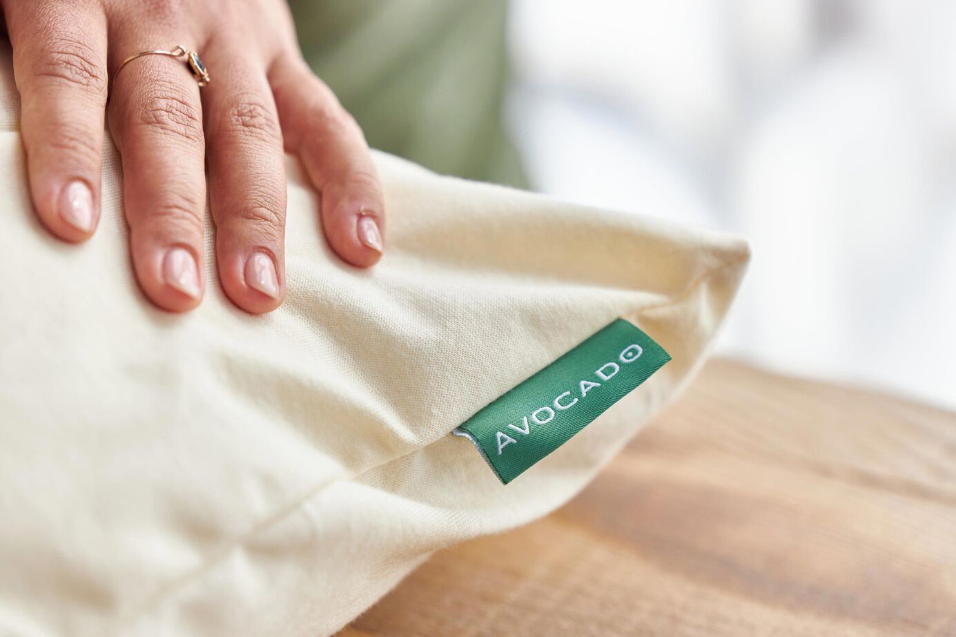 Avocado Organic Waterproof Pillow Protector image number 6