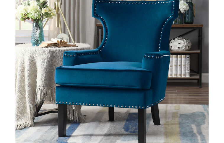 Homelegance Lapis Accent Chair image number 0