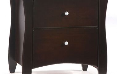 Pacific Mfg Spices Bedroom Clove 2-Drawer Nightstand