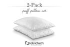 Purecare Fabrictech 2-pack Memory Foam Puff Pillow Set