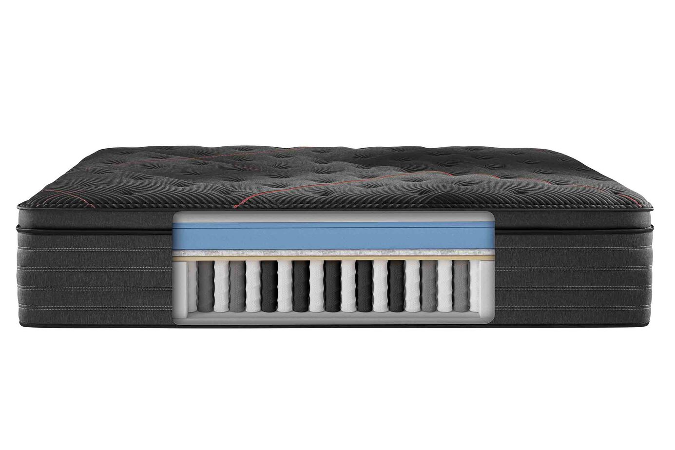 Beautyrest Black C-Class Plush Pillow Top Mattress 16" image number 2