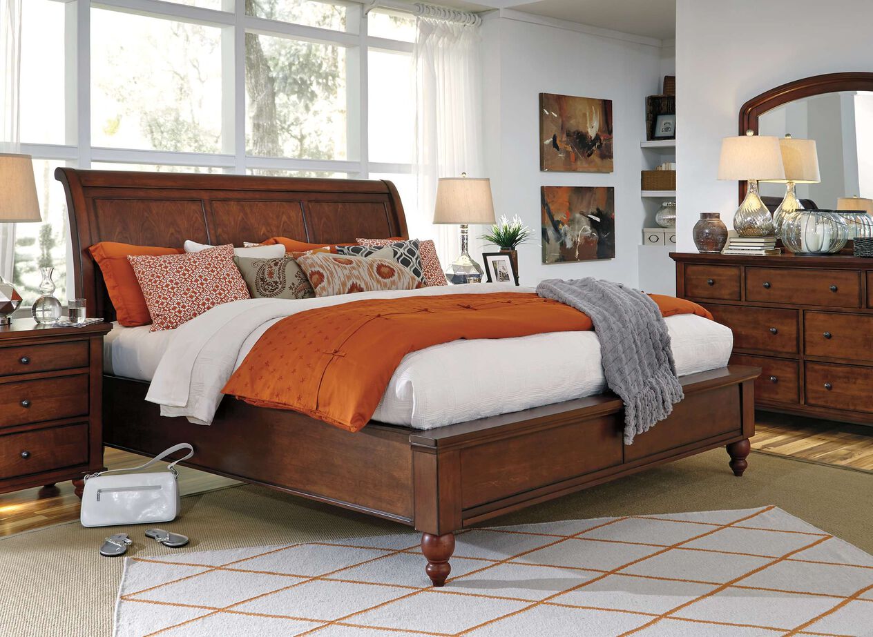 Aspen Home Cambridge Sleigh Bed image number 0
