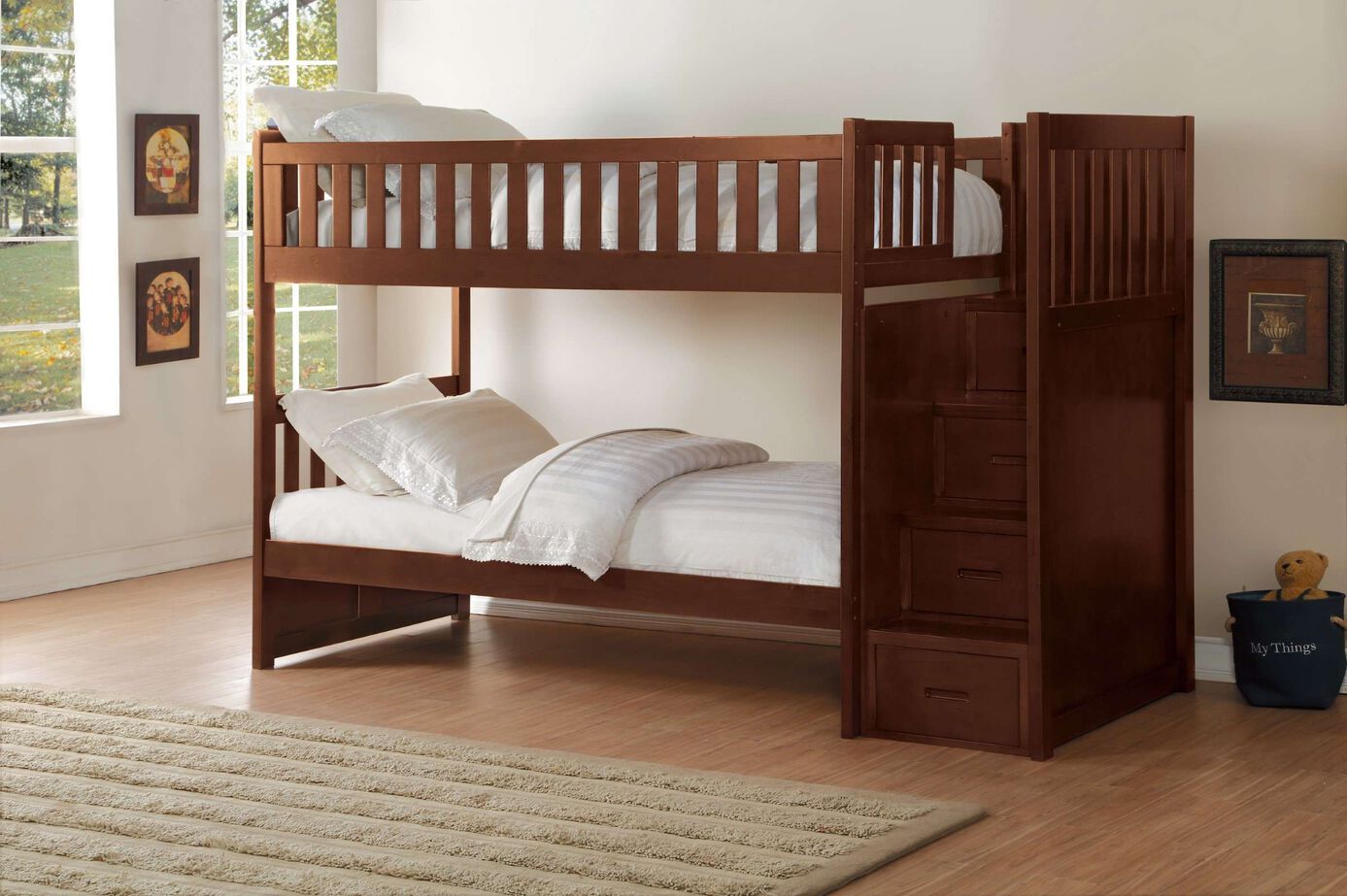 Homelegance Rowe Bunkbed image number 0