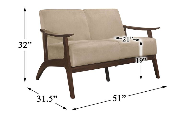 Homelegance Carlson Loveseat image number 2