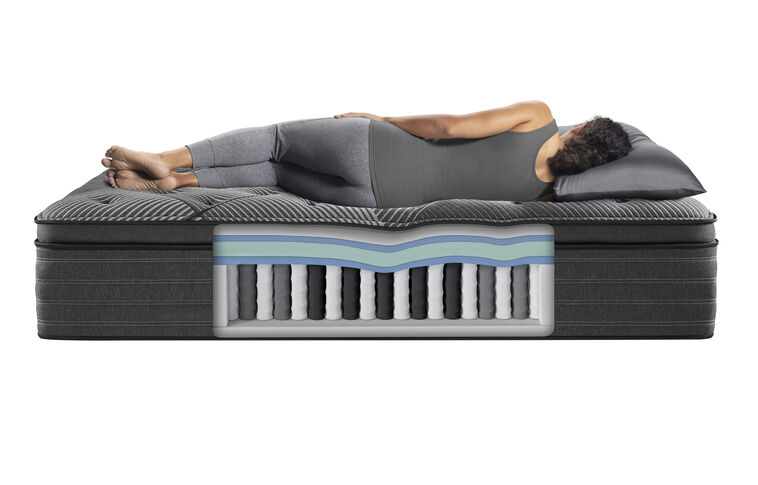 Beautyrest Black L-Class Plush Pillow Top Mattress 14.5" image number 2