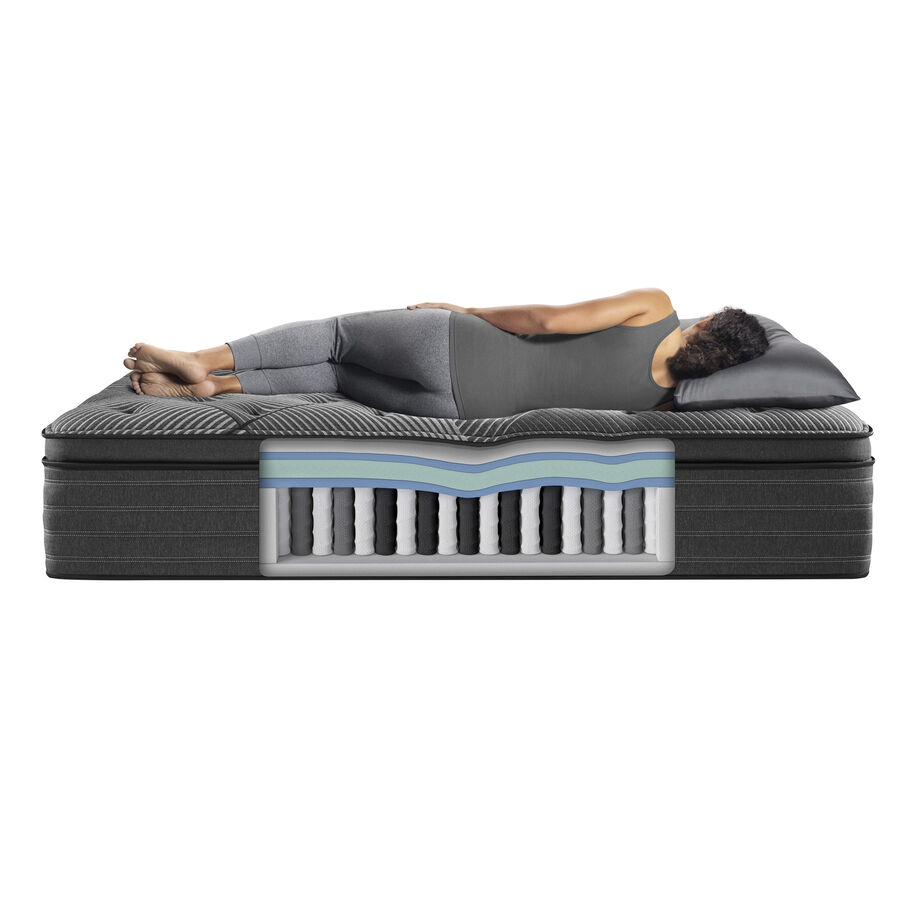 Beautyrest Black L-Class Plush Pillow Top Mattress 14.5" image number 2