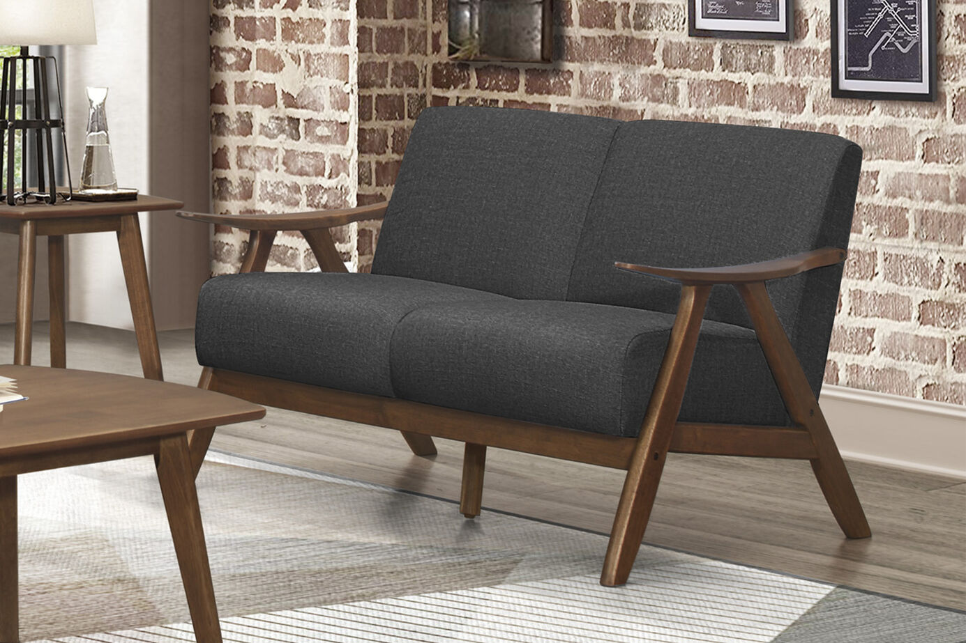 Homelegance Damala Loveseat image number 0