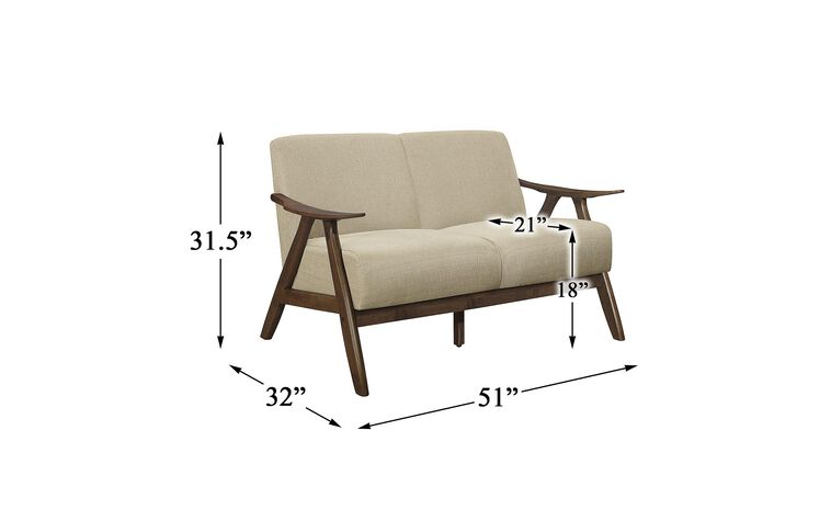 Homelegance Damala Loveseat image number null