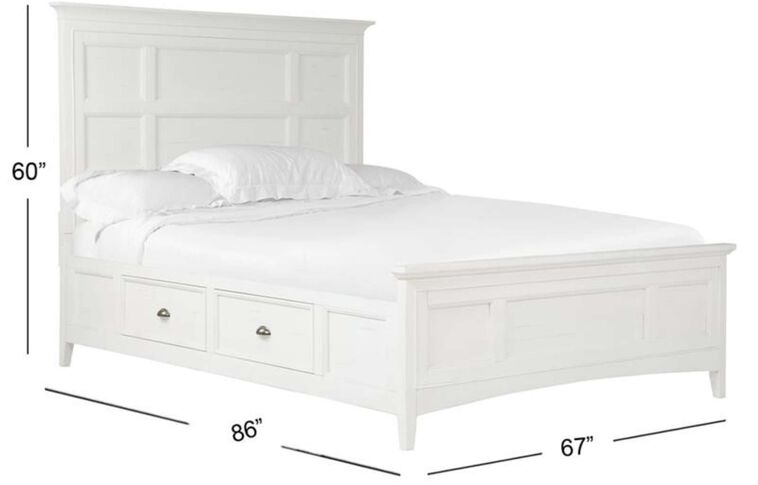 Magnussen Heron Cove Panel Storage Bed image number 1