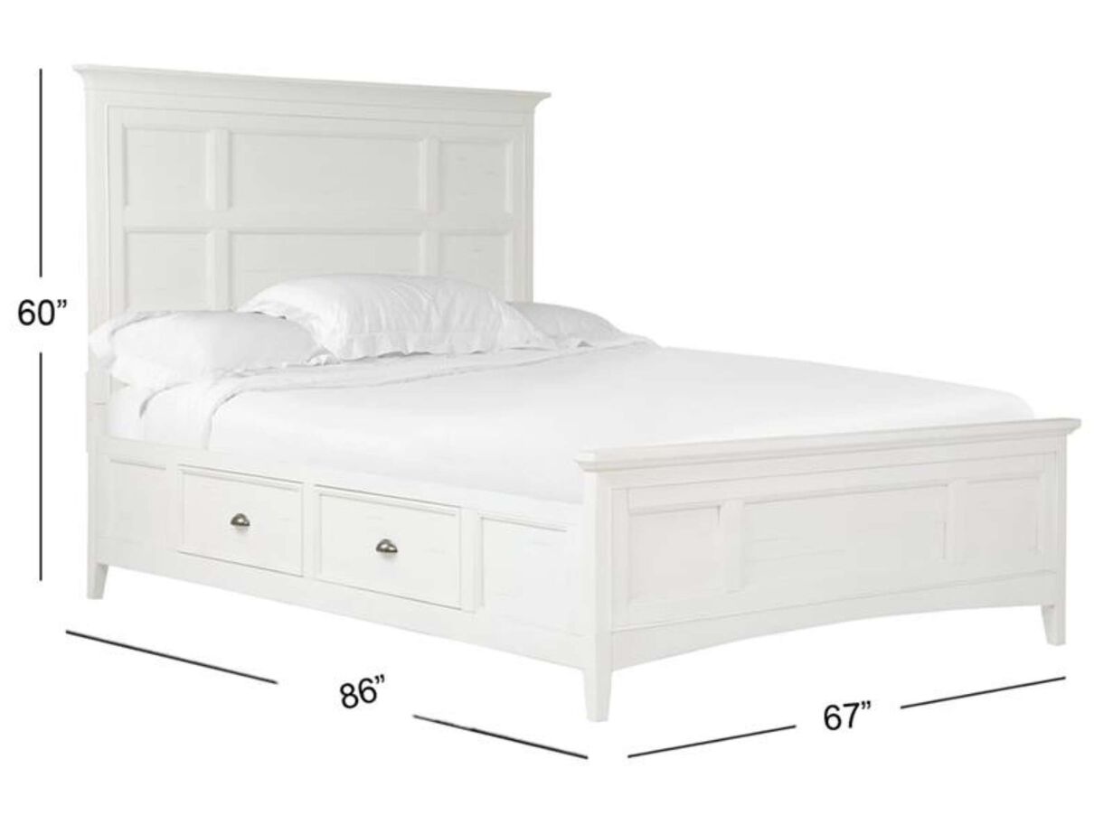 Magnussen Heron Cove Panel Storage Bed image number 1