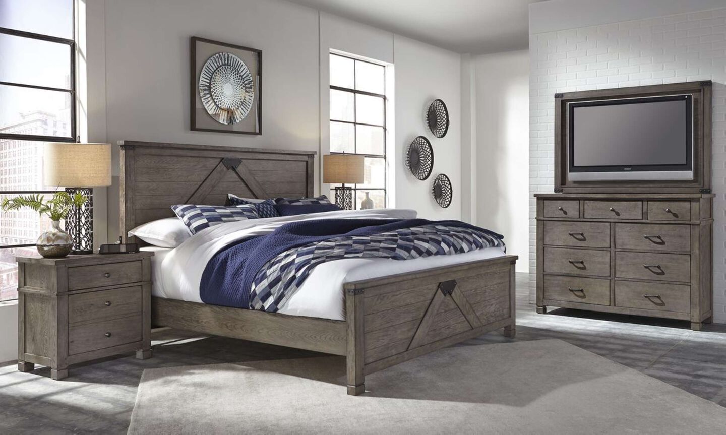Aspen Home Tucker Panel Bed image number 0