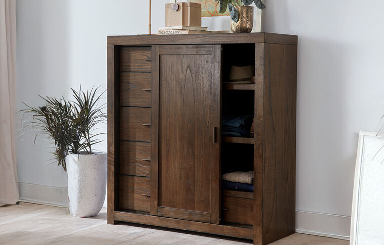 Aspen Home Modern Loft Sliding Door Chest image number 0