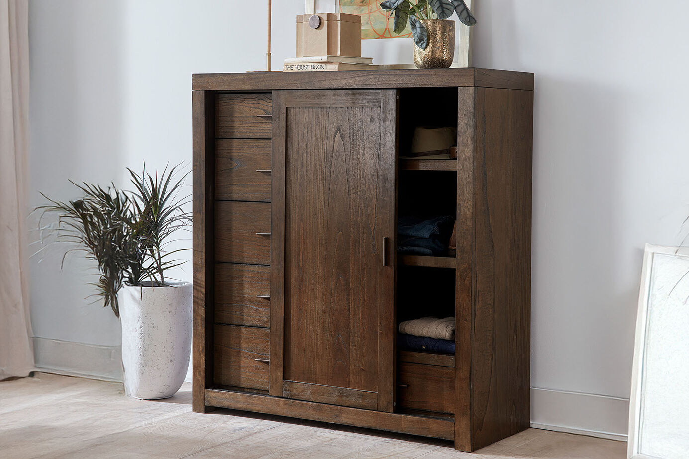 Aspen Home Modern Loft Sliding Door Chest image number 0