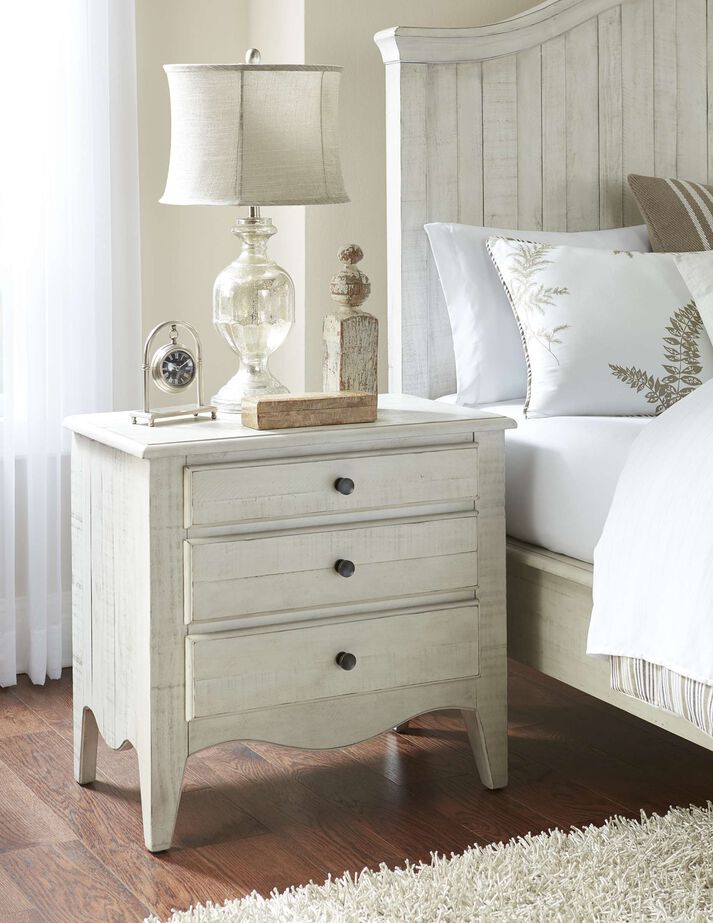 Modus Ella 3 Drawer Nightstand image number 0