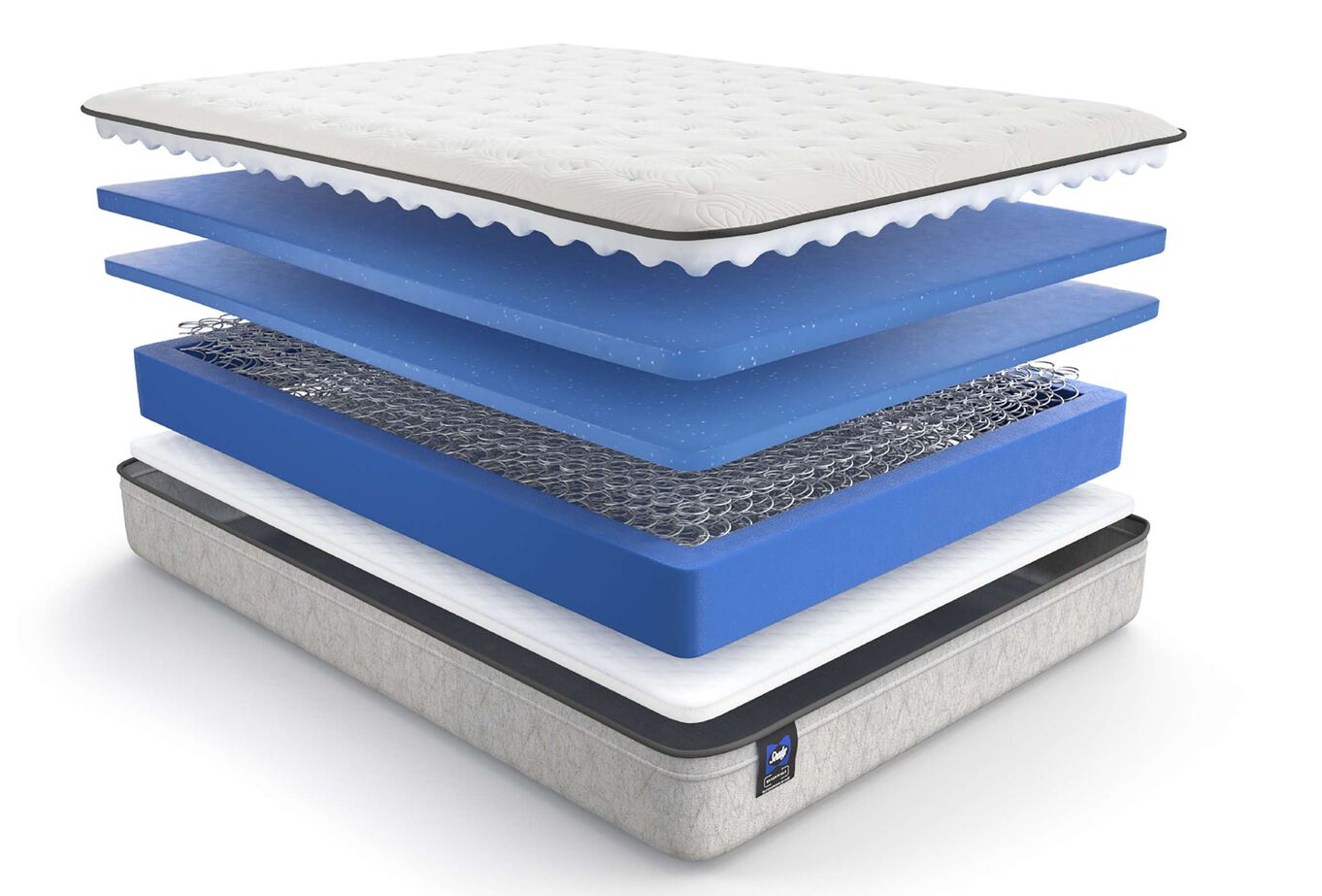 Sealy Essentials Winter Green Soft Euro Top Mattress 12" for USD 379.00