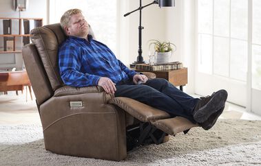 Flexsteel Latitudes Marley Power Recliner with Power Headrest and Lumbar