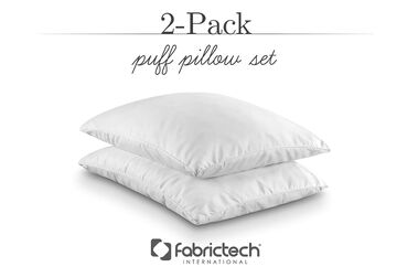 Purecare Fabrictech 2-pack Memory Foam Puff Pillow Set