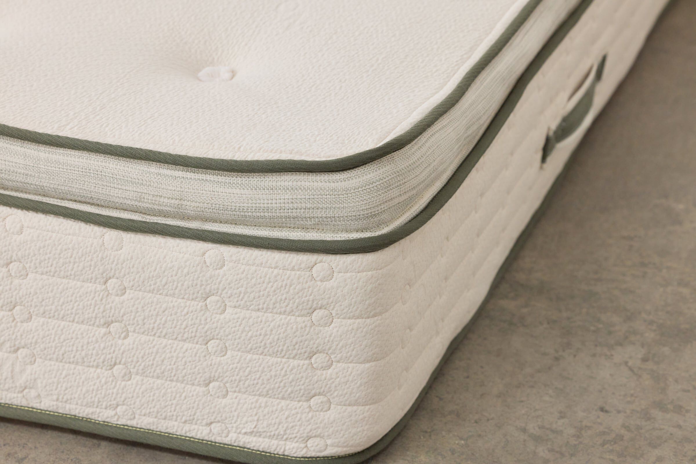 Avocado green store pillow top
