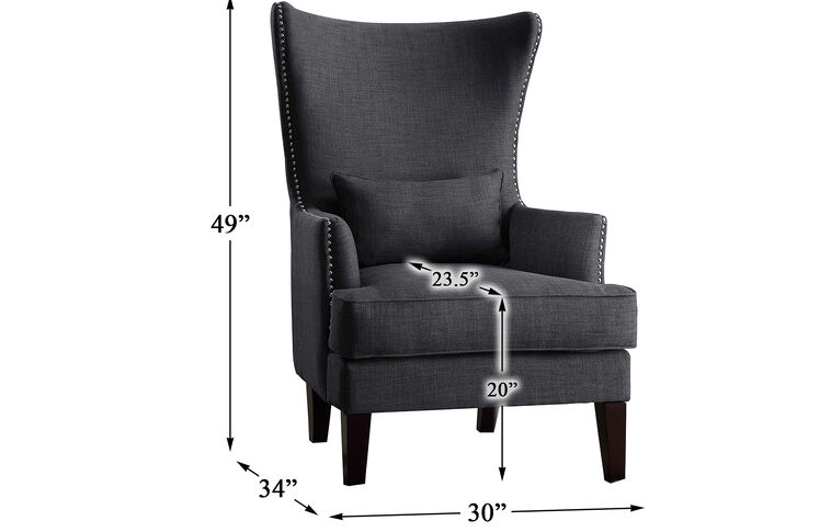 Homelegance Avina Accent Wingback Chair image number 1